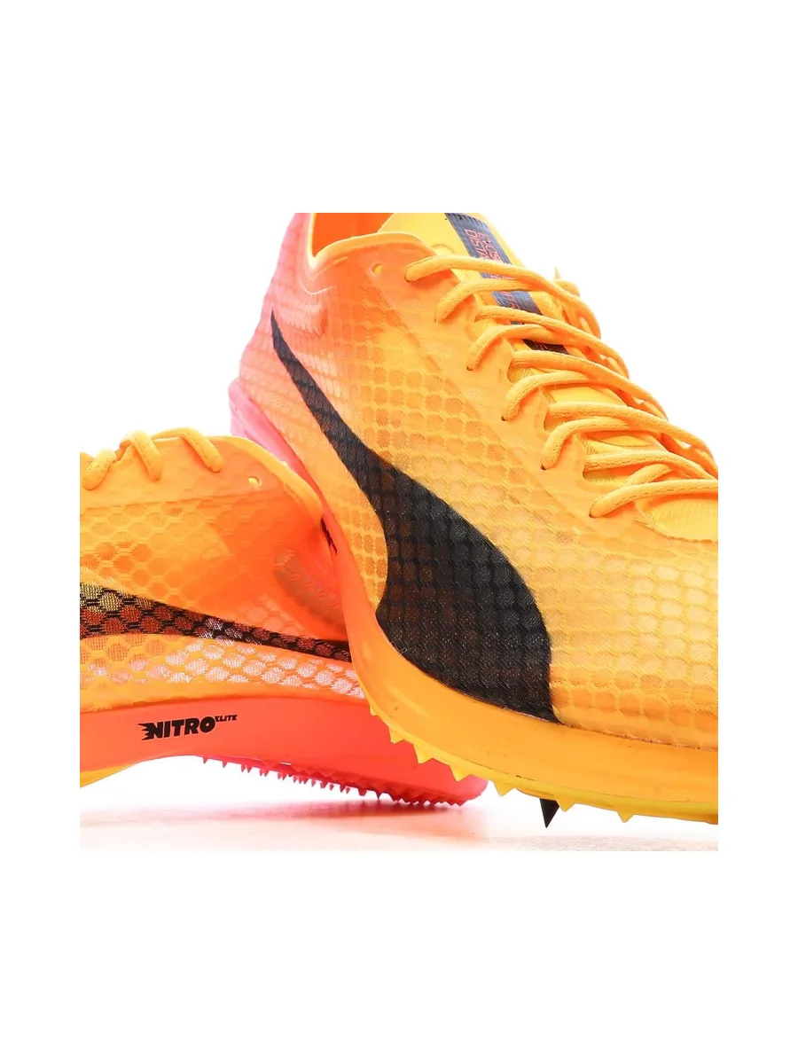 Chaussures d'athlétismes Orange Homme Puma Evospeed Distance Nitro Elite 7