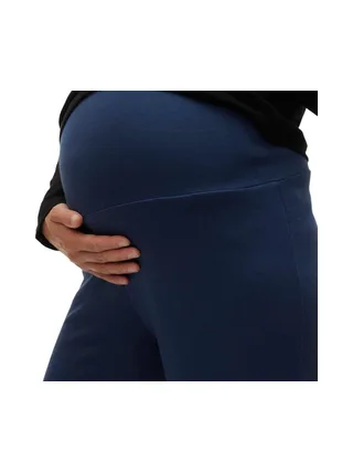 Pantalon de Grossesse Marine Femme Mamalicious Wide 3