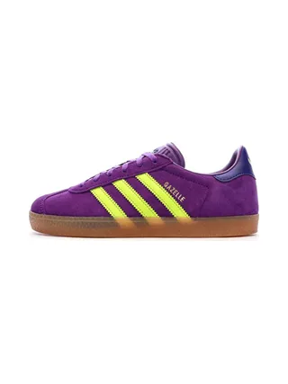 Baskets Violettes/Jaunes Enfant Adidas Gazelle 1