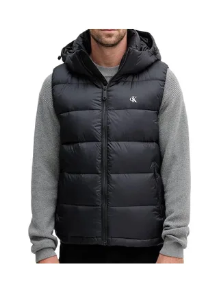 Doudoune sans manches Noire Homme Calvin Klein Jeans Off 1