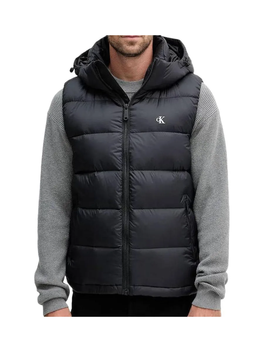 Doudoune sans manches Noire Homme Calvin Klein Jeans Off 2