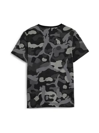 T-shirt Noir/Kaki Garçon Puma Camo 2