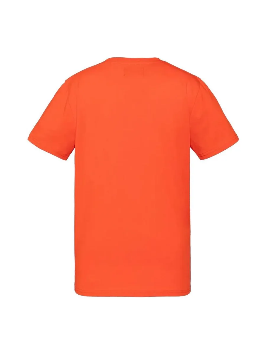 T-shirt Orange Garçon Schott USTOUR 3