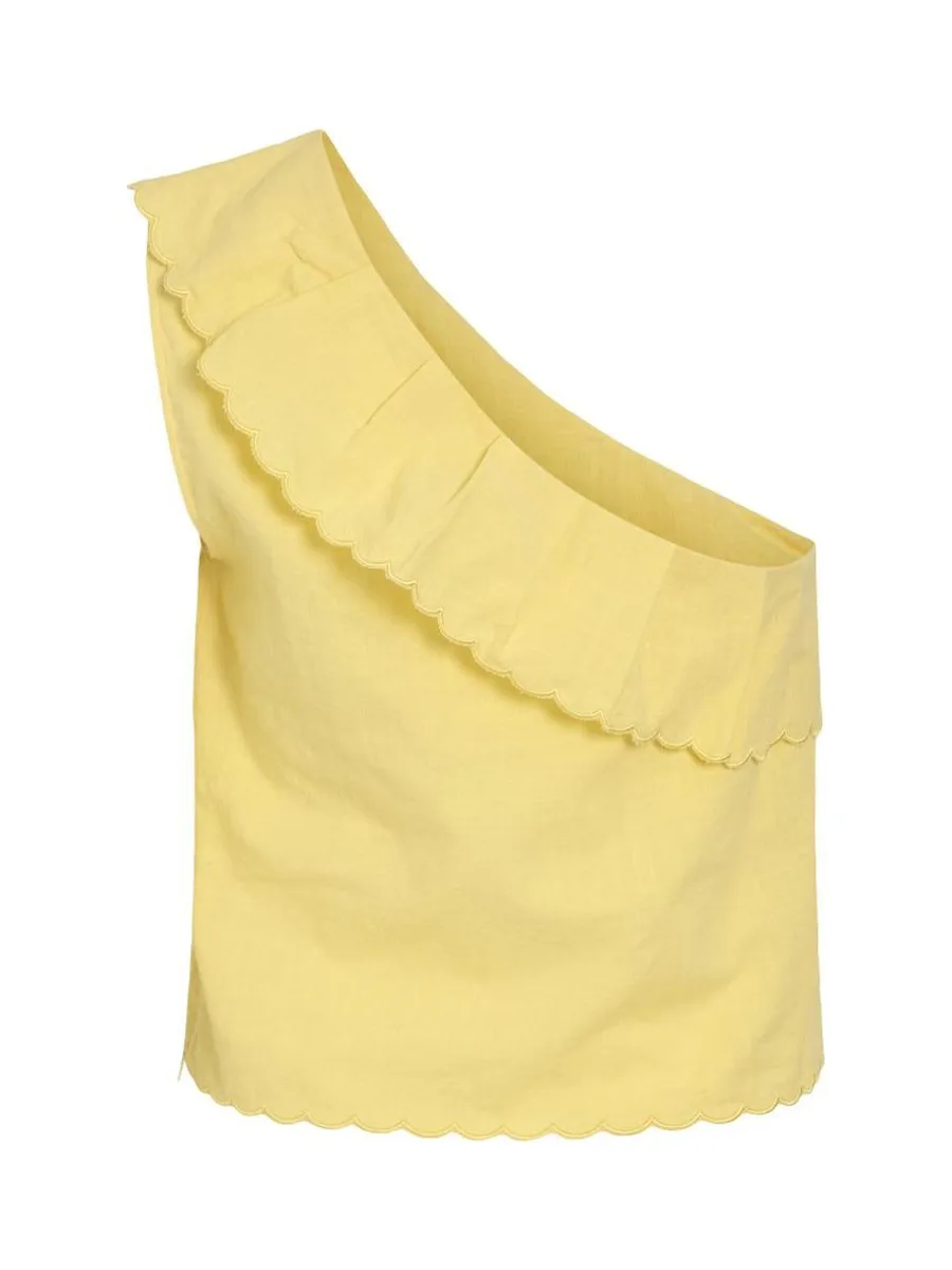 Débardeur Jaune Femme Vila Fernanda 3