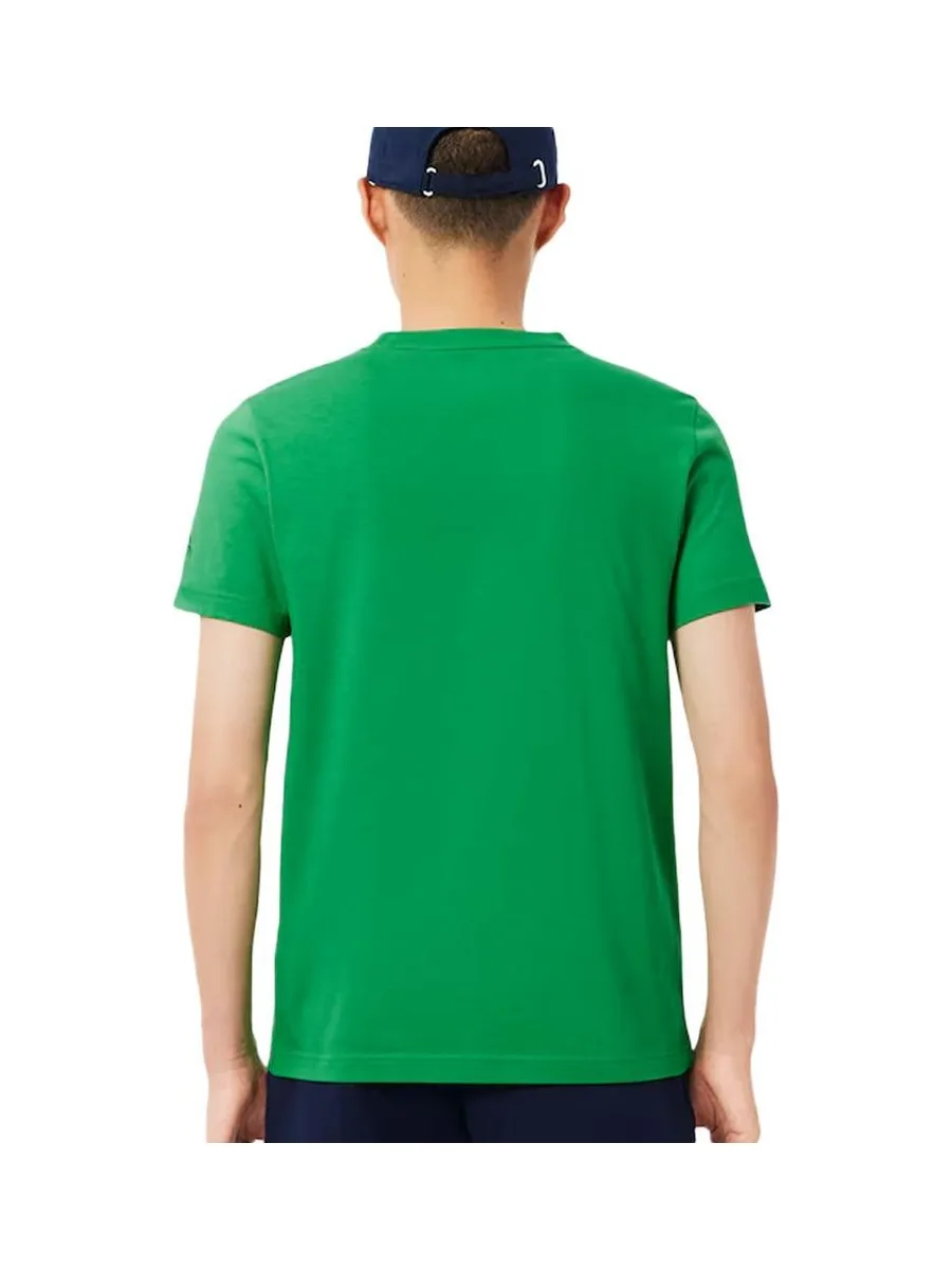 T-Shirt + Casquette Vert Homme Lacoste TH1044 3