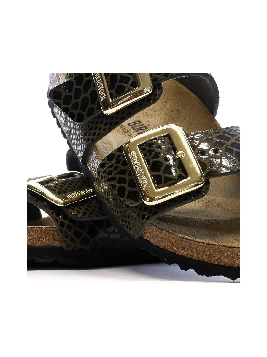 Sandales Kaki Femme Birkenstock Sydney Cushion Buckle 8