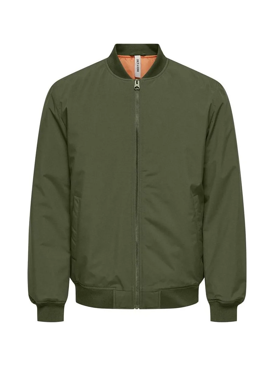 Bomber Vert Homme Only & Sons Josh 2