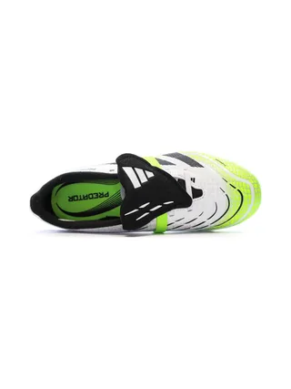 Chaussures de Football Blanc/Vert Homme Adidas Predator League Ft 4