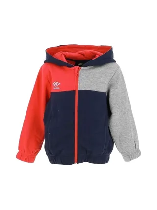 Sweat Zippé Marine/Rouge/Gris Garçon Umbro Gam Net 1