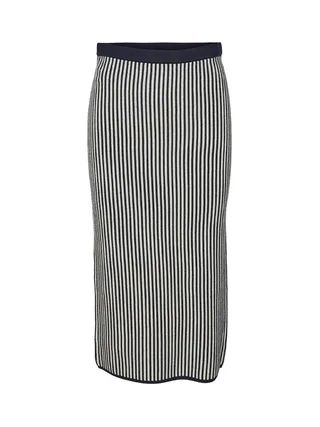 Jupe Marine à Rayures Femme Vero Moda Gold Pinstripe 3