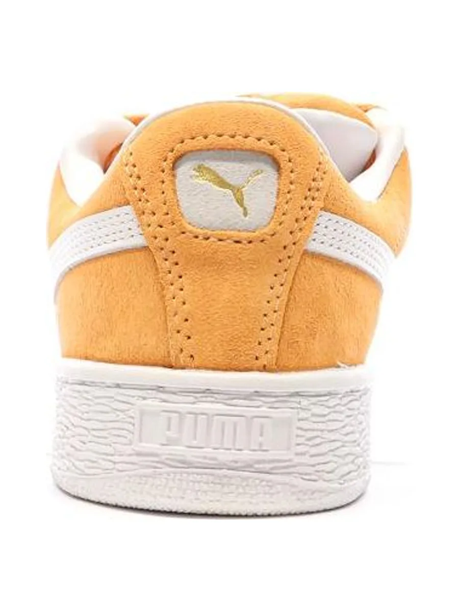 Baskets Orange Femme Puma Suede XL 4