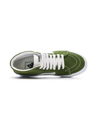 Baskets Vertes Garçon Vans Canvas 4