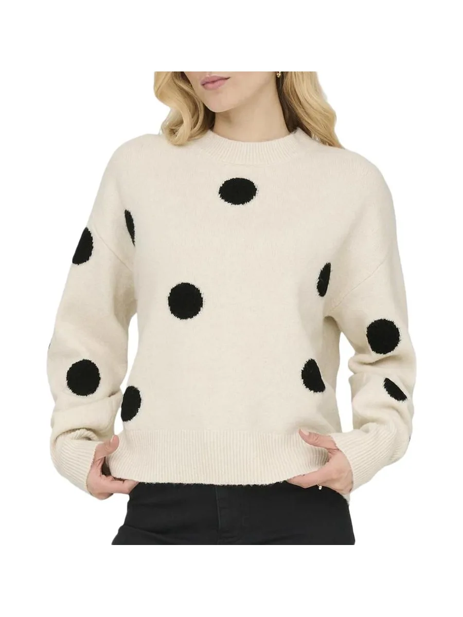 Pull Blanc/Noir Femme JDY Monica 2