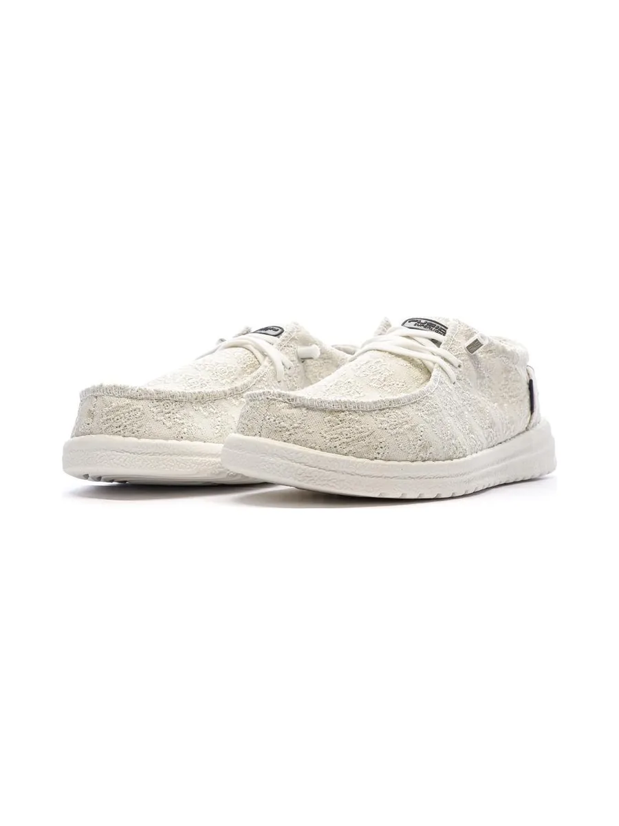Chaussures Blanche Femme Fusion Flower 7