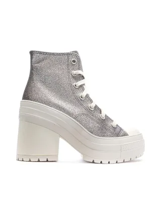 Baskets Argentés Femme Converse Chuck 70 Deluxe 2