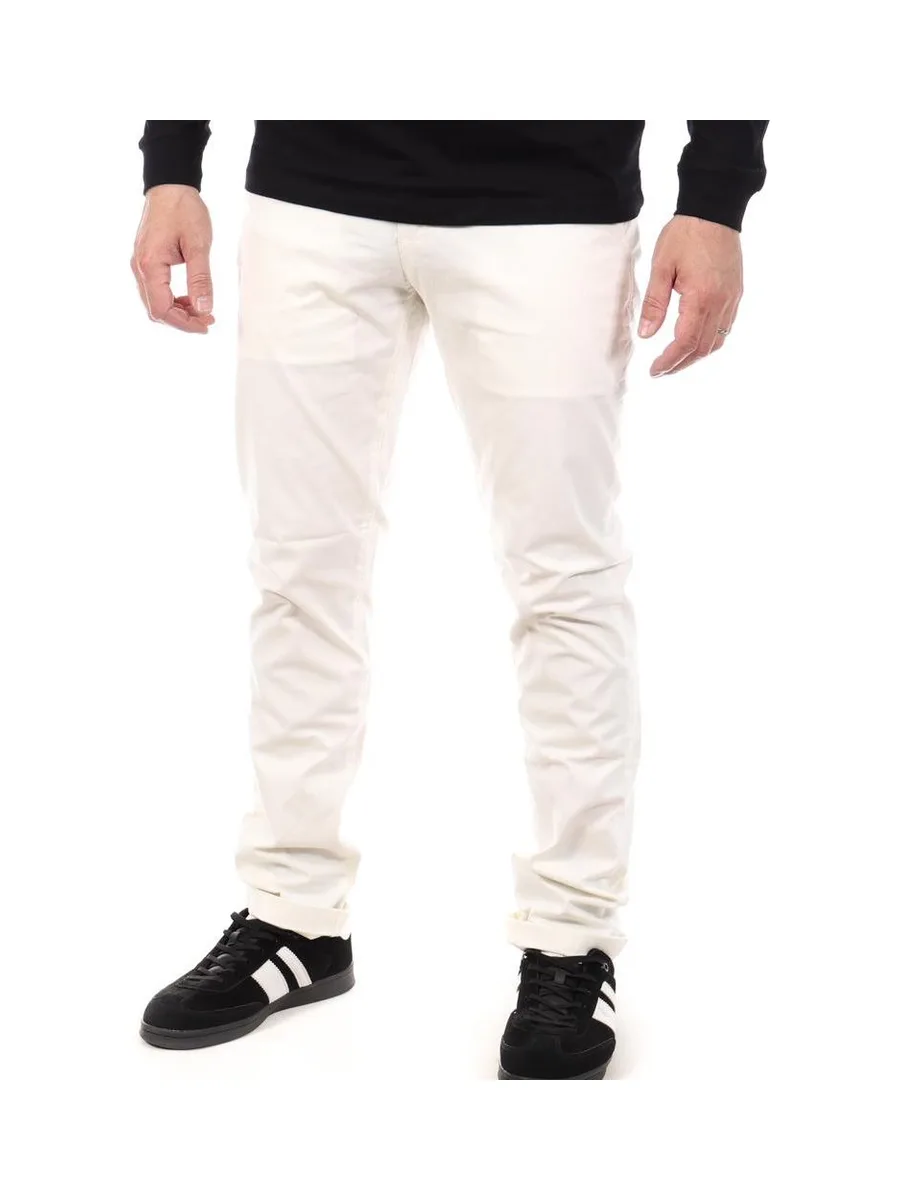 Pantalon Chino Blanc Homme Paname Brothers Costa1 2