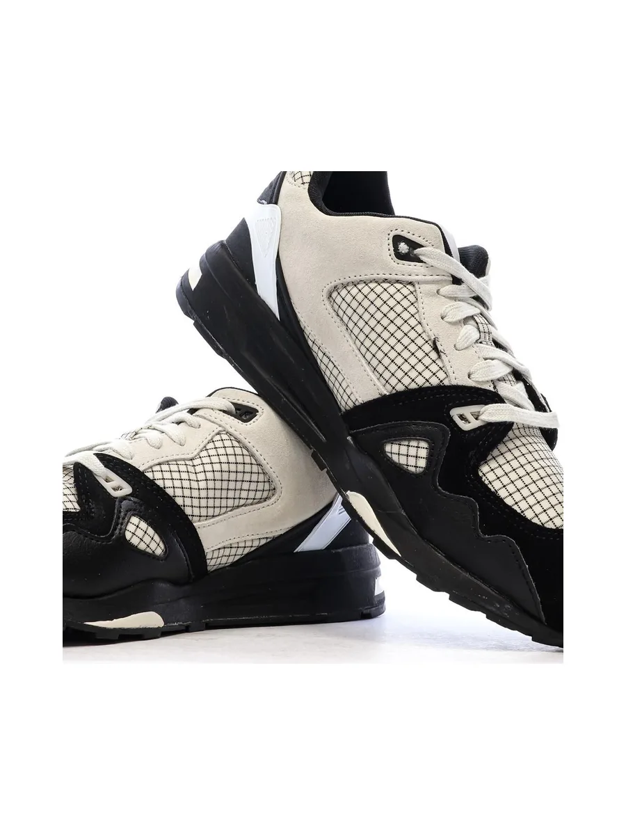 Baskets Noir/Beige Homme Le Coq Sportif Lcs R1000 Ripstop 7