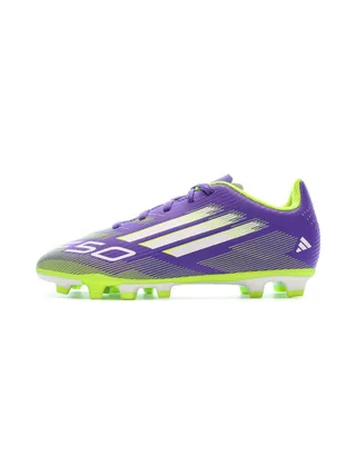 Chaussures de Foot Violet/Jaune Junior Adidas F50 Club FG/MG 1