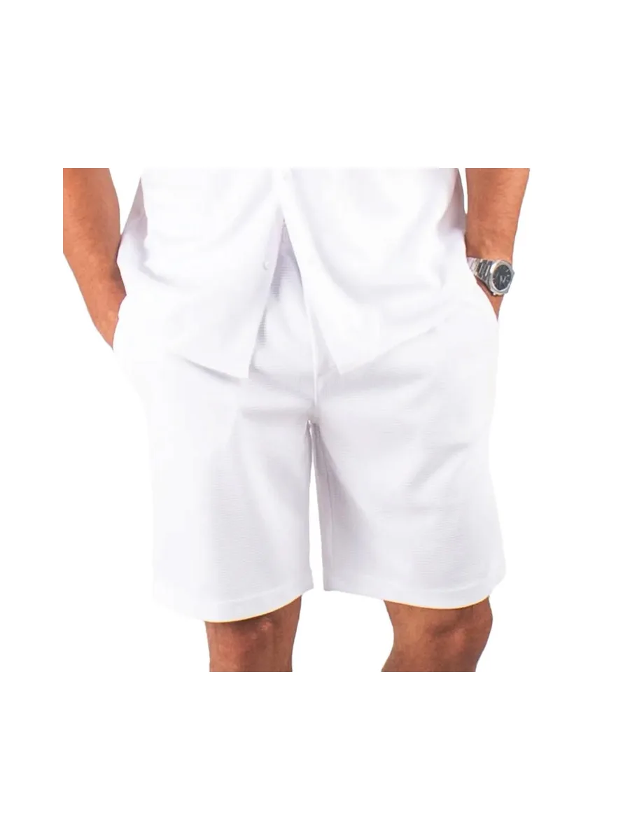 Short Blanc Homme Paname Brothers Poly 1