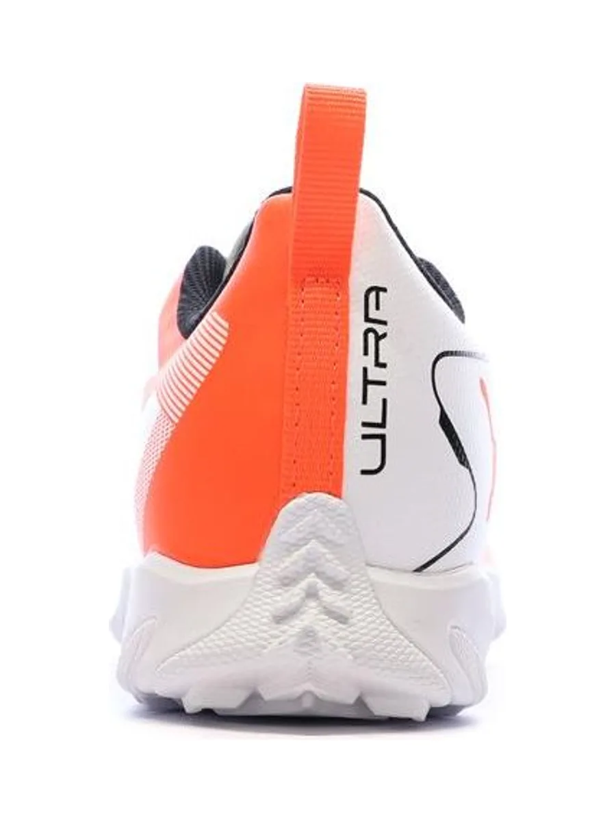 Chaussures de football Blanches/Oranges Garçon Puma Ultra 5 Play 4