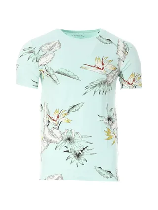 T-Shirt Bleu Homme Kaporal BIRDY 1