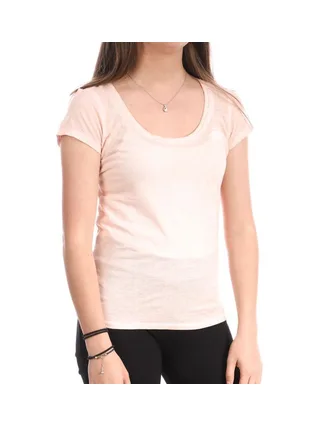 T-shirt Rose Femme Guess Script 1