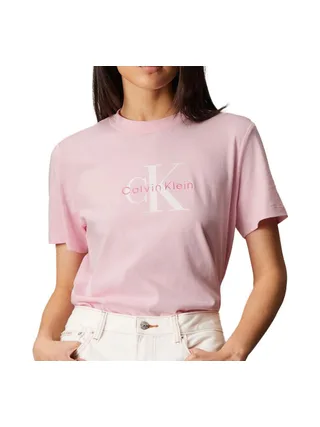 T-Shirt Rose Femme Calvin Klein Jeans Hero Classic 1