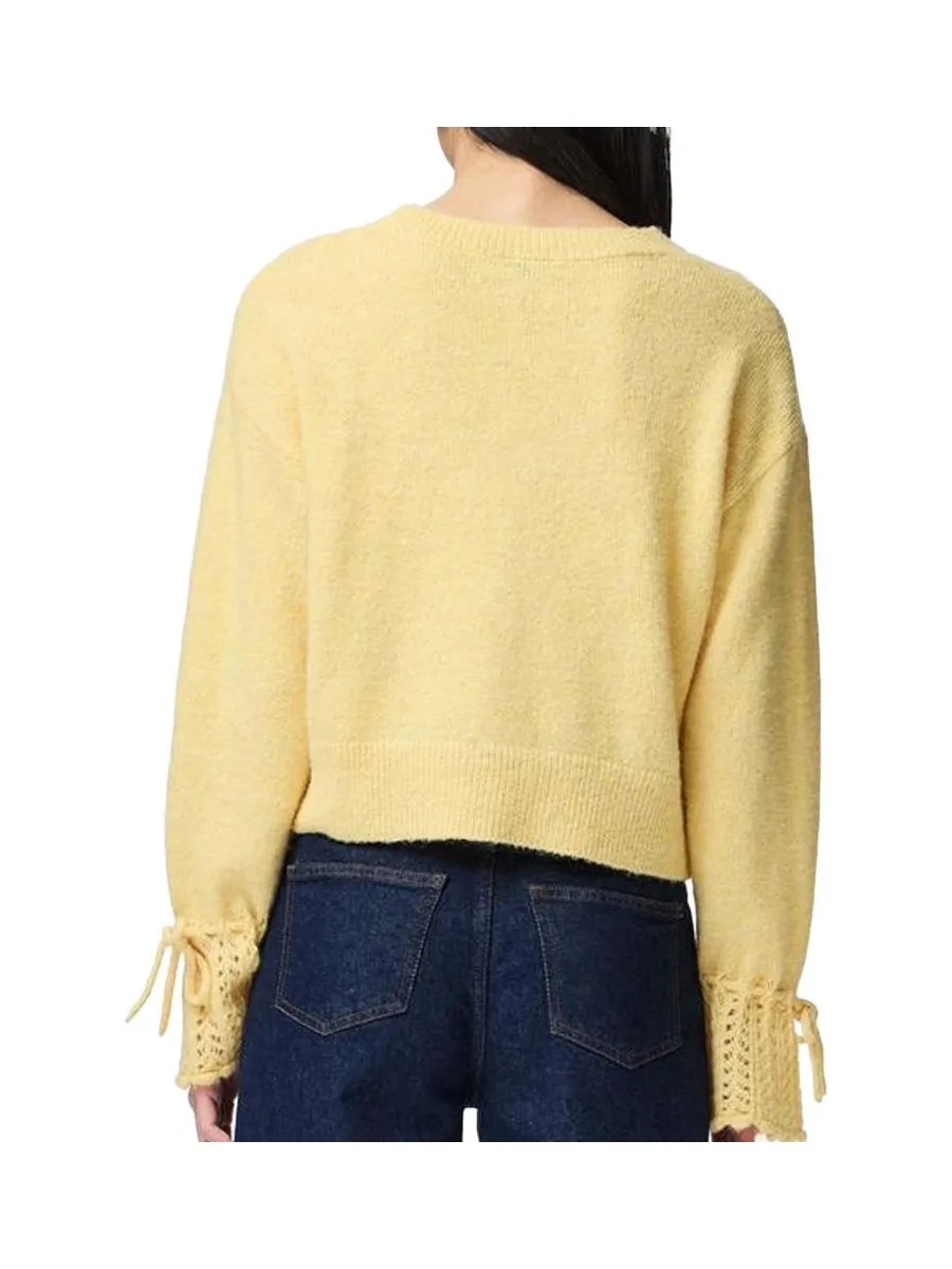 Gilet Jaune Femme Pieces Milla 3