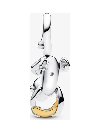 Pandora - Charm en plaqué or 14 carats noir 2
