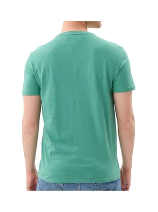 T-shirt Vert Homme Tommy Hilfiger Tjm X Slim Jaspes 1 2