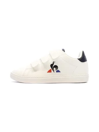 Baskets Blanches Garçon Le Coq Sportif Courtset Optical 1