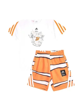 Ensembles Némo Blanc/Orange Garçon Adidas Lk Nemo 1