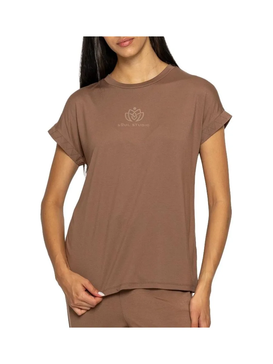 T-Shirt Marron Femme Soul Studio Regular 2