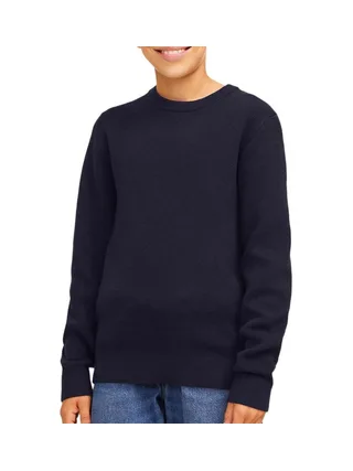 Pull Marine Garçon Jack & Jones Knit Neck 1