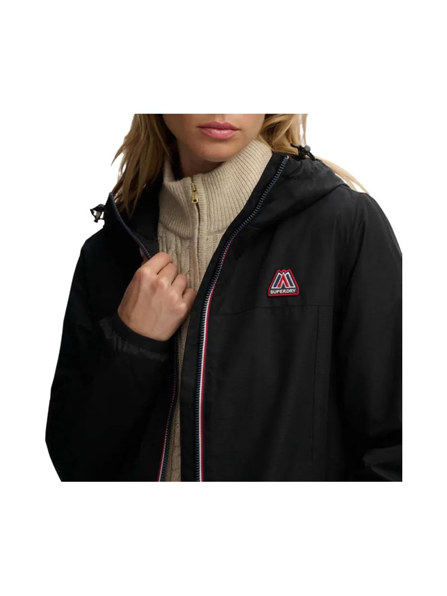 Veste de Pluie Noire Femme Superdry Essential Tri Windbreaker 3