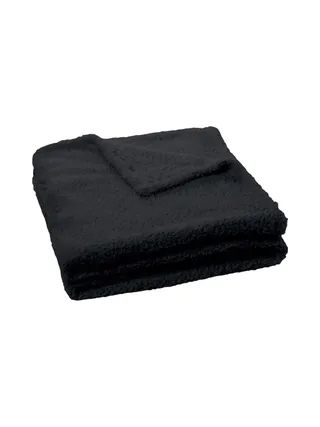 Plaid Noir Today Plaid Xl Moelleux 130x180 1