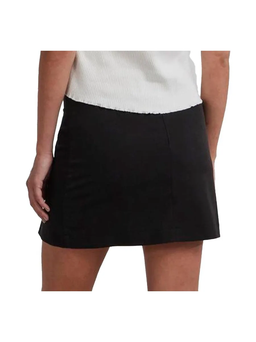 Jupe Noire Femme Pieces Thelma 3