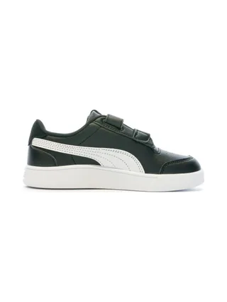 Baskets à scratchs Noires Garçon Puma Shuffle 2