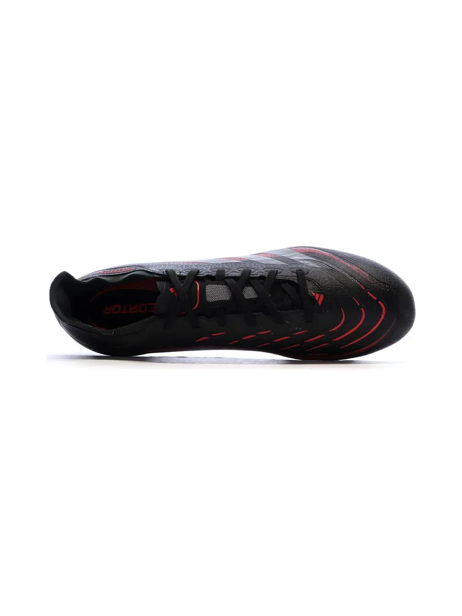 Chaussures de Foot Noir/Rouge Homme Adidas Predator League SG 5