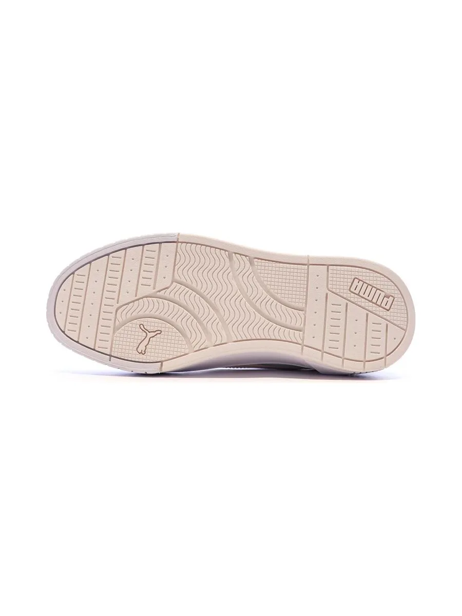 Baskets Blanches/Mauve Fille Puma Carina Mia 5