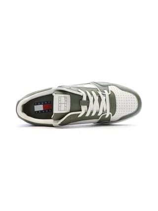 Baskets Blanc/Vert Homme Tommy Hilfiger Cupsole 4