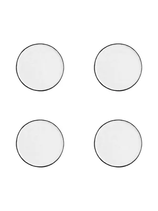 Assiette PURE Ø16,5cm - 4 pièces - Blanc Neige 1