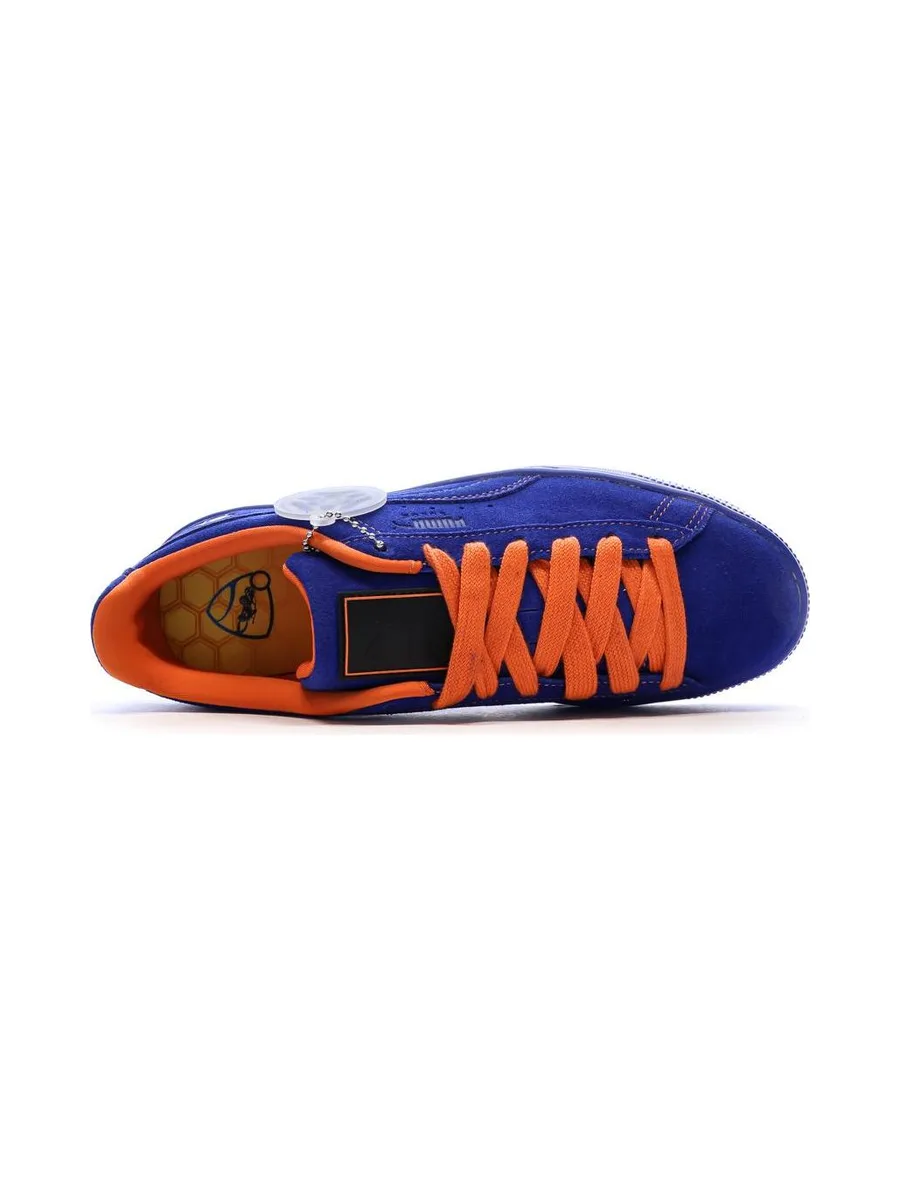 Baskets Bleues/Oranges Garçon Puma Suede Rocket League Jr 5