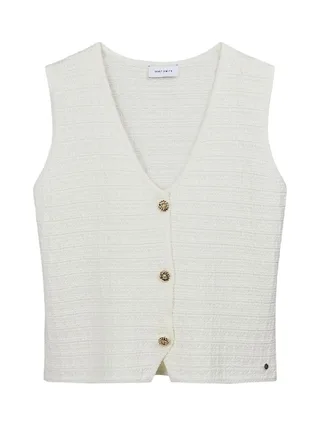 Débardeur Blanc Femme Teddy Smith Millie 1