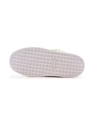 Baskets Vert/Blanc Femme Puma Suede XL 5