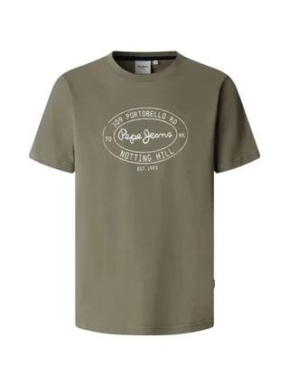 T-Shirt Kaki Homme Pepe jeans Originals 1