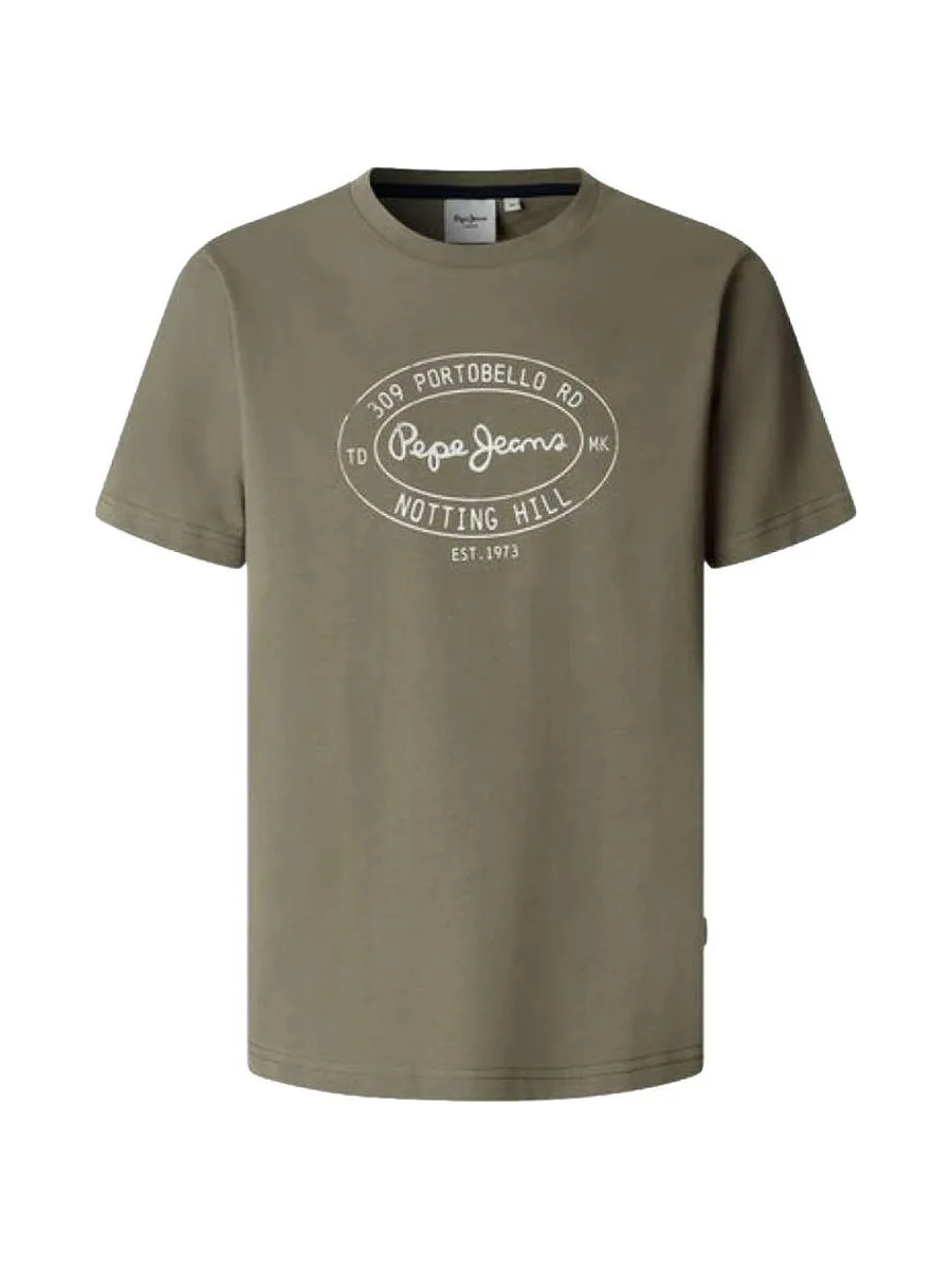 T-Shirt Kaki Homme Pepe jeans Originals 2