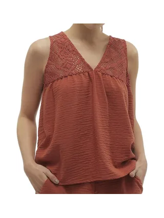 Blouse Terracota Femme Vero Moda Chris 1