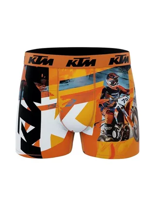 Boxer Noir/Orange Homme KTM Moto Cross 1