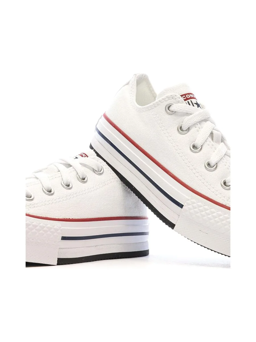 Baskets Blanches Fille Converse All Star Eva 8